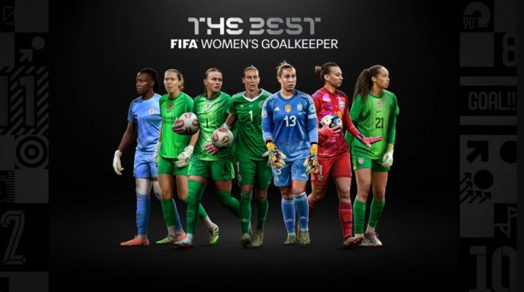ผู้เข้าชิงผู้รักษาประตูหญิงยอดเยี่ยมแห่งปีของ FIFA: แฮมป์ตัน, โคล, เอ็นเลอร์ เข้าชิง