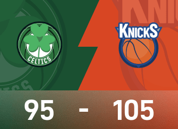 รายงานเกม NBA บรันสัน 31 แต้ม ทาวน์ส 26+13 นิกส์ 105-95 เซลติกส์