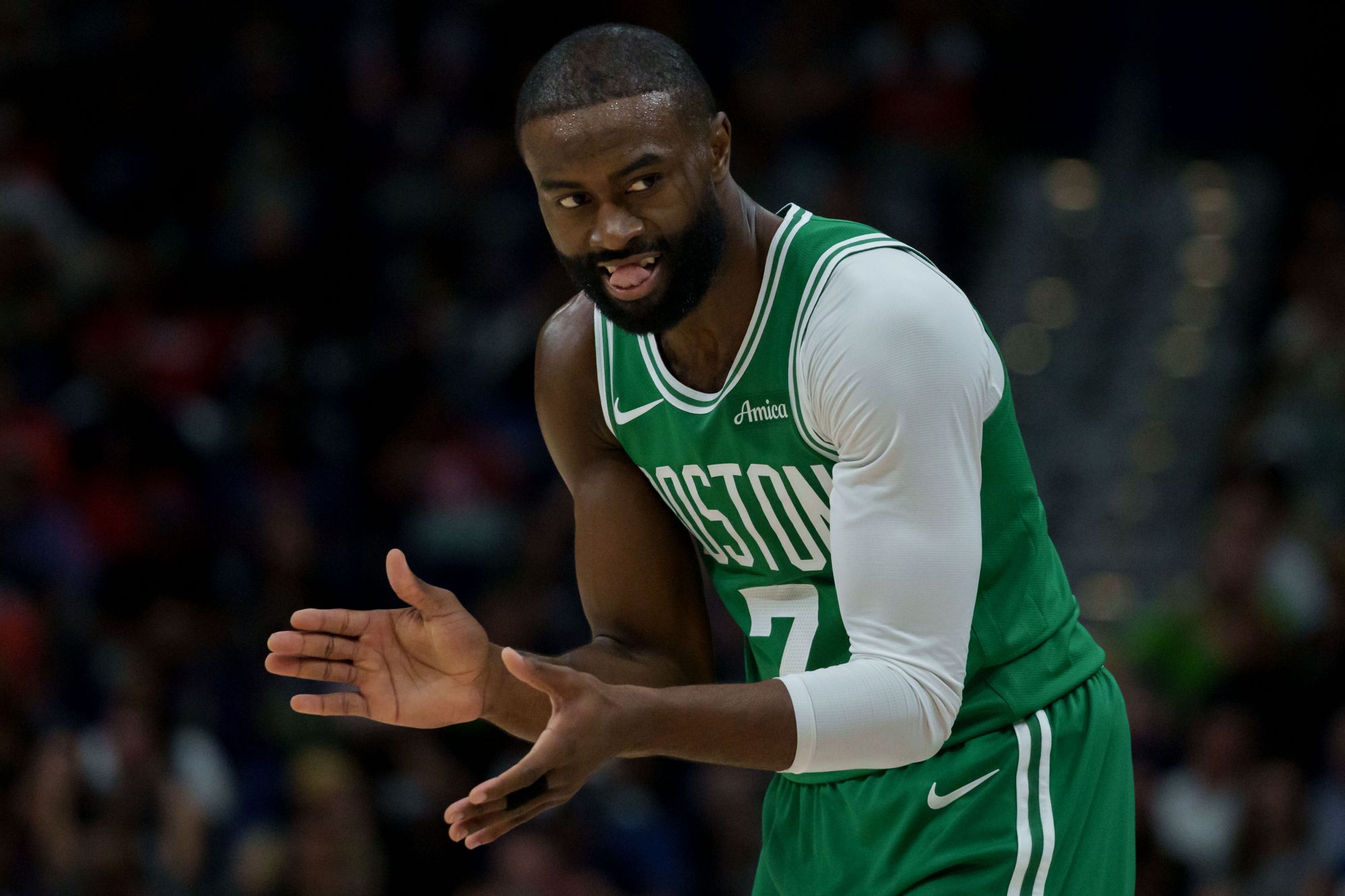 Jaylen Brown ทำคะแนน 35+5+5 ในเวลาที่สั้นที่สุดเป็นอันดับสาม รองจาก Jordan และ Doncic